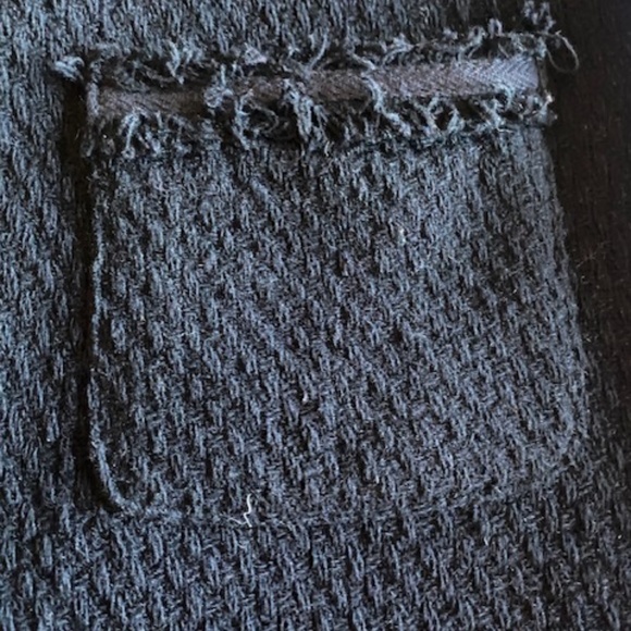 Zara Black Sleeveless Wool Pocket Dress Girls Size 14 - Picture 3 of 6